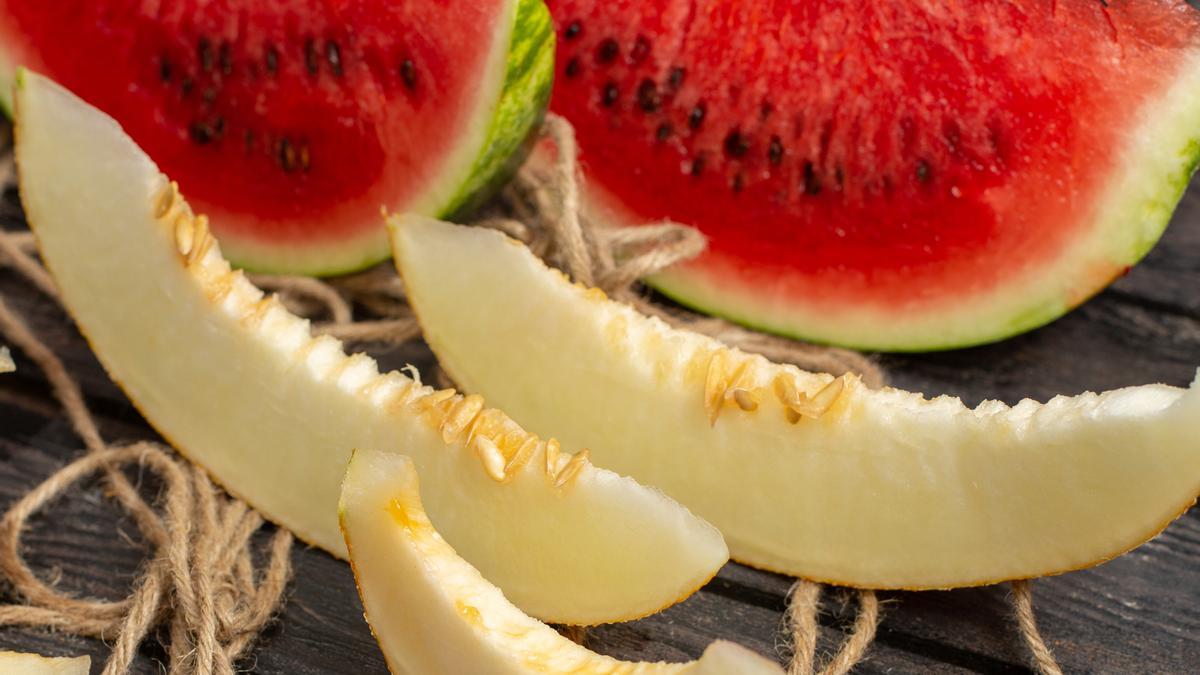 La sandía y el melón, dos de las frutas protagonistas del verano.